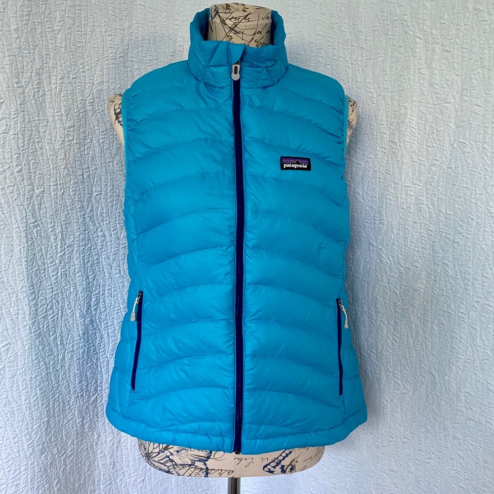 Patagonia Blue Down Vest